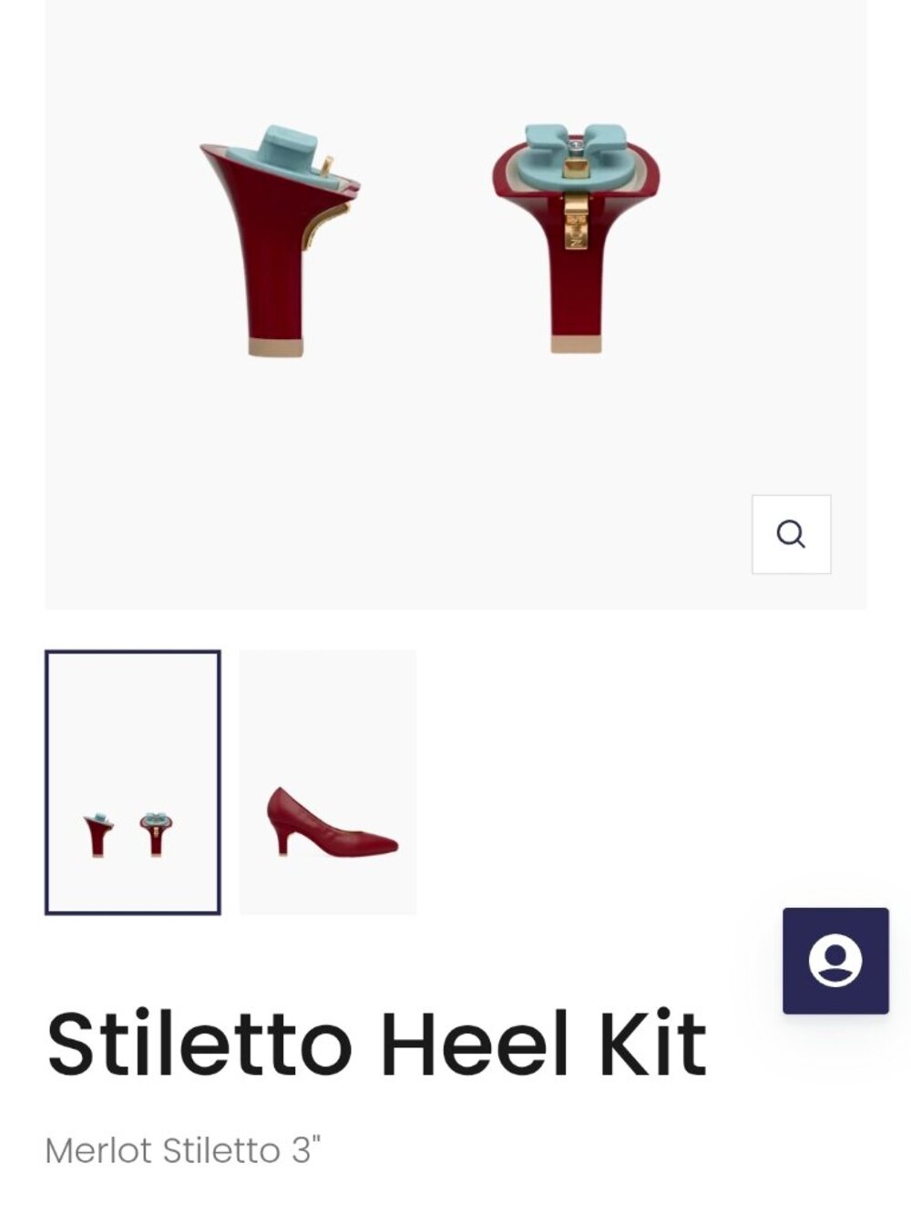 Pashion Stiletto Heel Kit - Merlot 3" 7-8.5